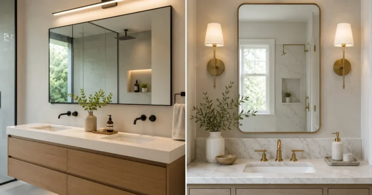 Above mirror bathroom lighting: 9 Top Ideas for 2026 above mirror bathroom lighting