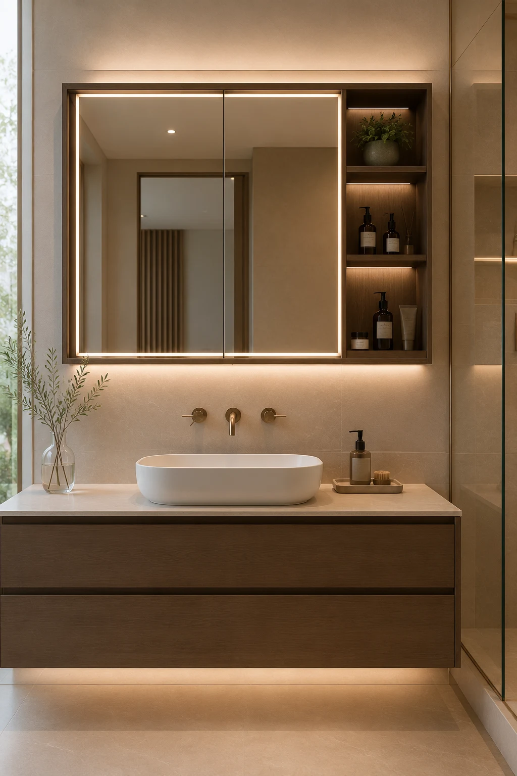 LED Bathroom Mirror Cabinet for Everyday Luxury β bathroom mirror cabinet