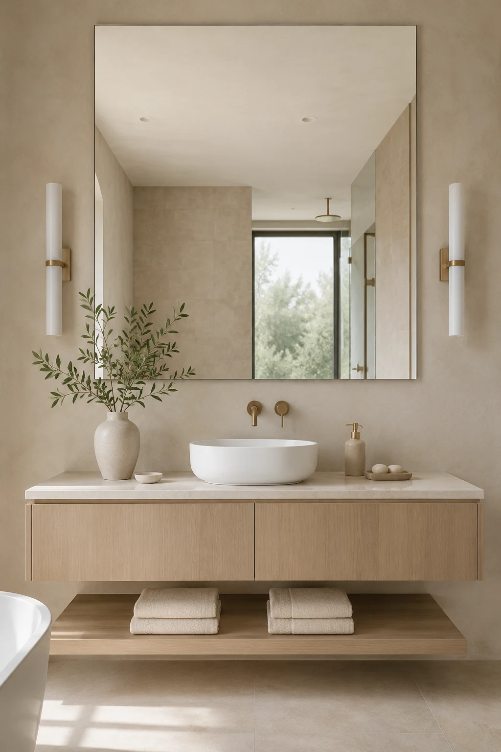 Embrace Frameless Minimalism — bathroom mirror design