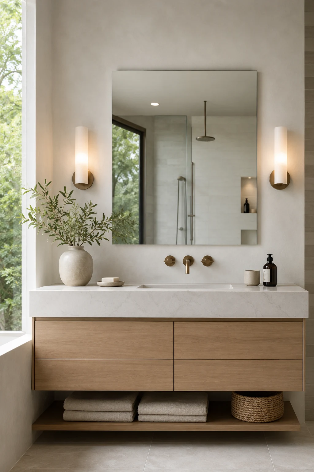 Frameless Bathroom Mirror Ideas for a Clean Modern Style — bathroom mirror ideas