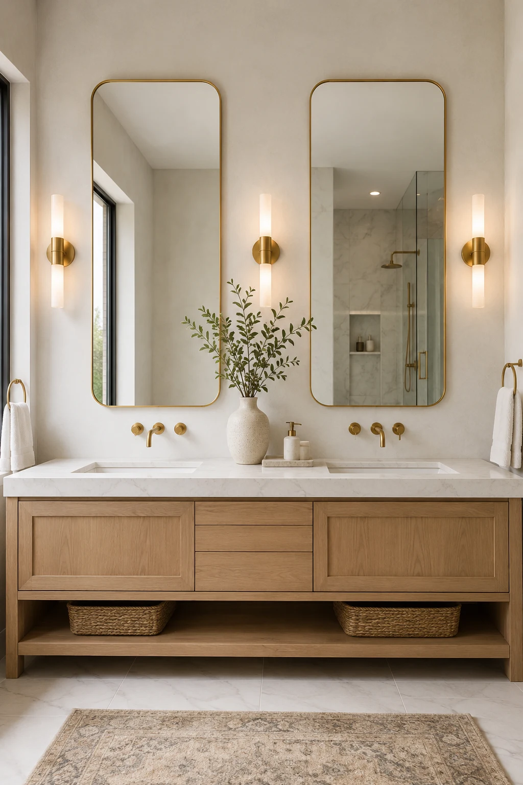 Double Bathroom Mirror Ideas for Shared Vanities — bathroom mirror ideas