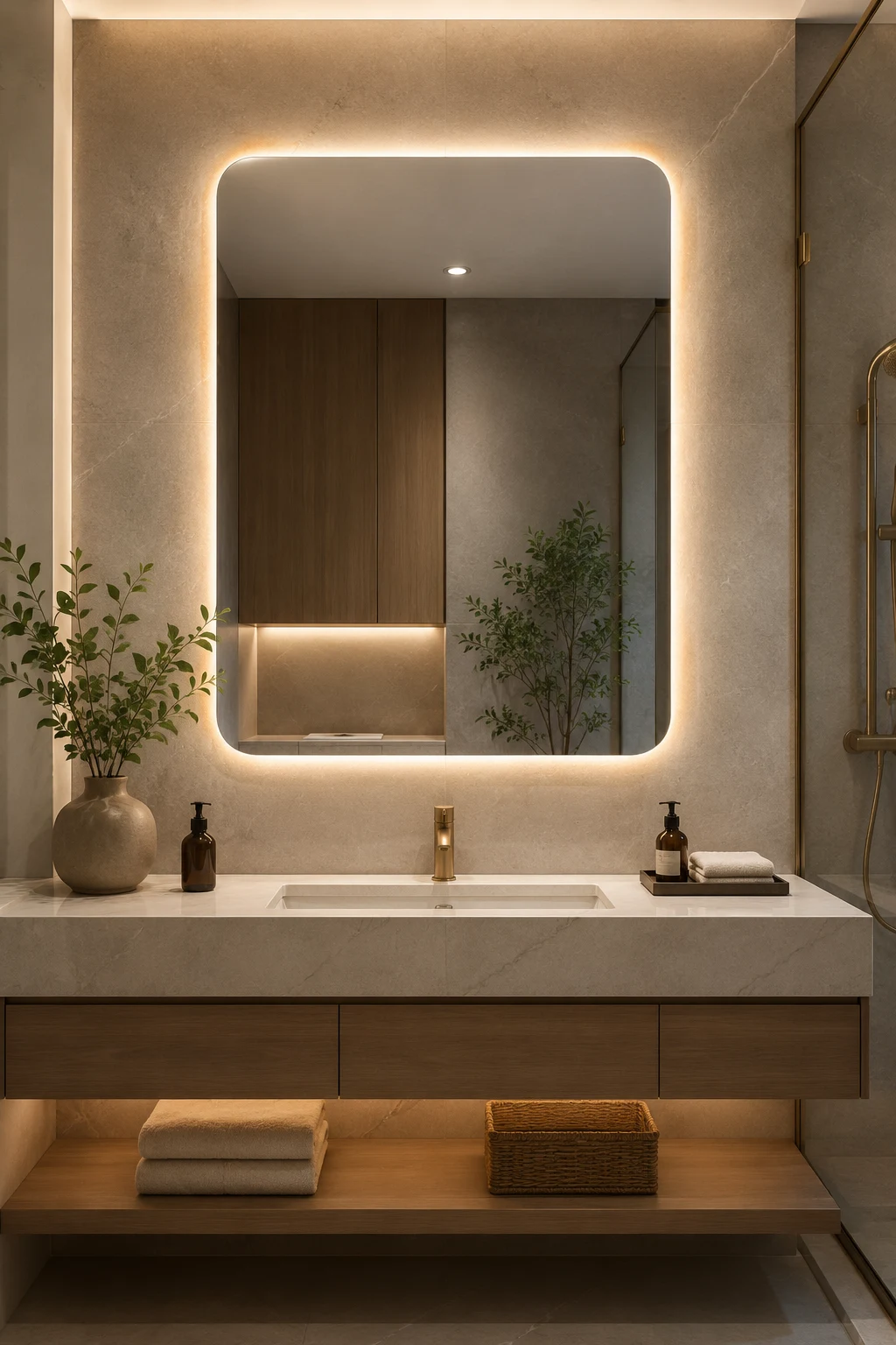 LED Bathroom Mirror for Everyday Luxury โ bathroom mirror
