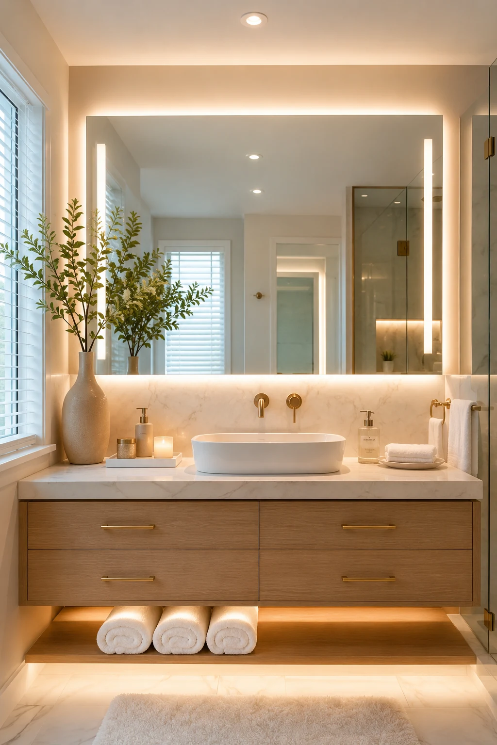 Upgrade Your Lighting for the Perfect Bathroom Mirror Selfie Glow โ bathroom mirror selfie