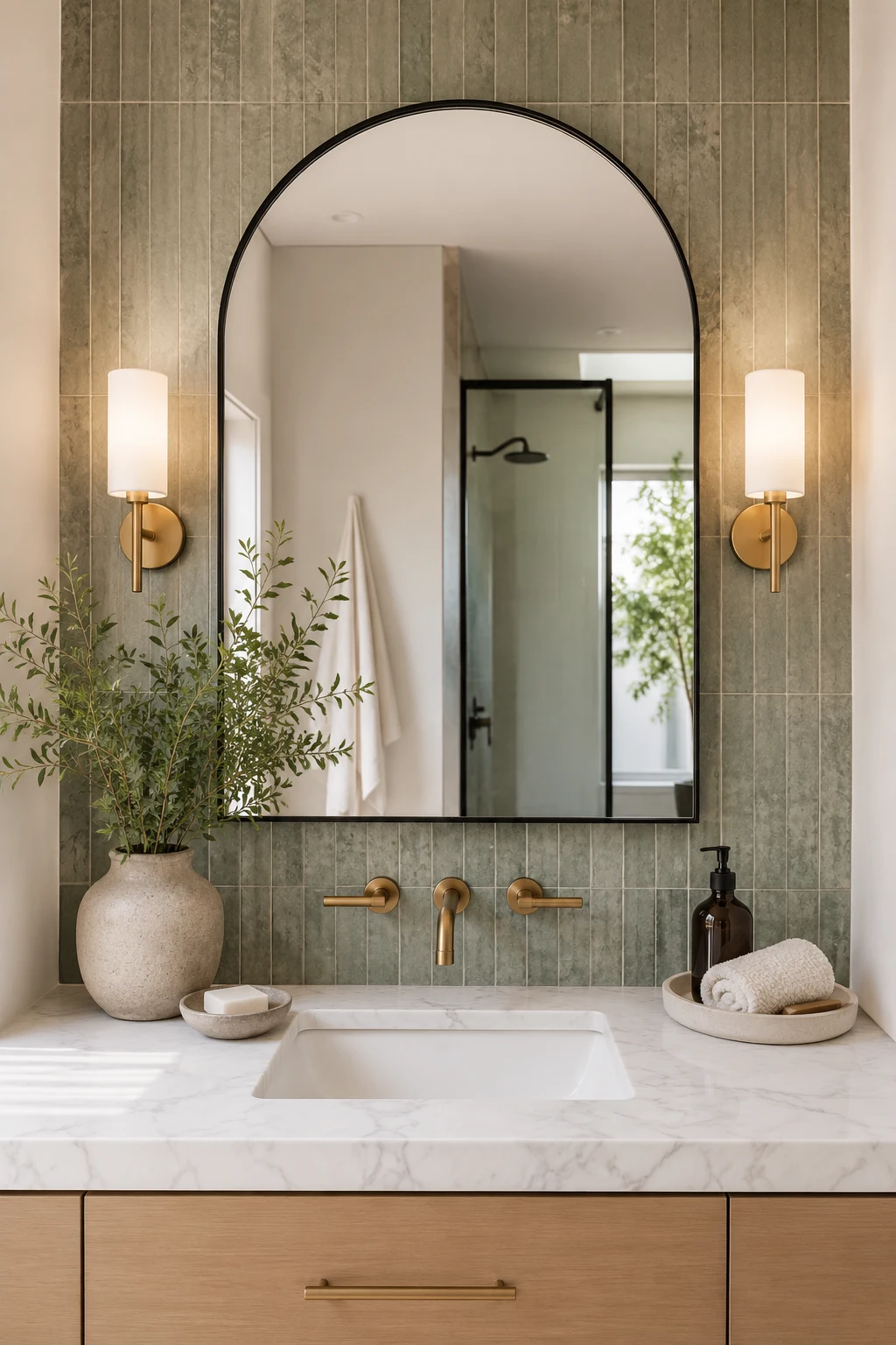 Refresh the Walls Behind Your Bathroom Mirror Selfie โ bathroom mirror selfie