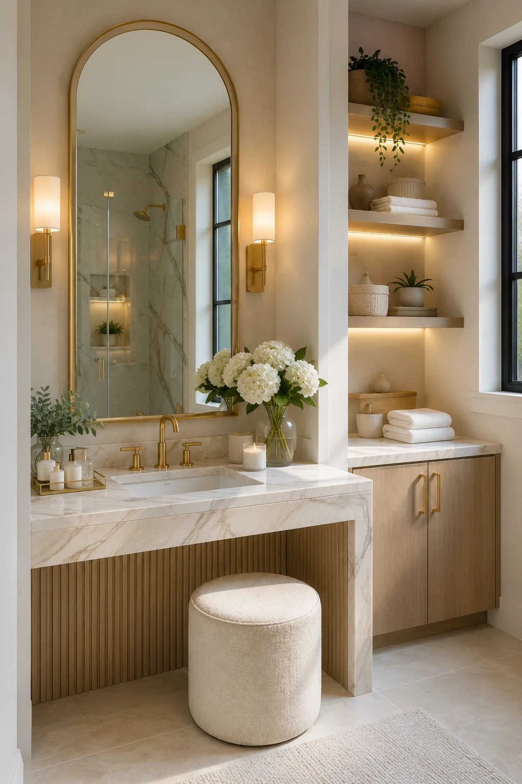 Create a Signature Bathroom Mirror Selfie Corner โ bathroom mirror selfie