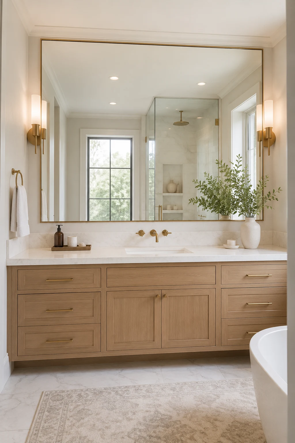 Choose an Oversized Bathroom Vanity Mirror β bathroom vanity mirror