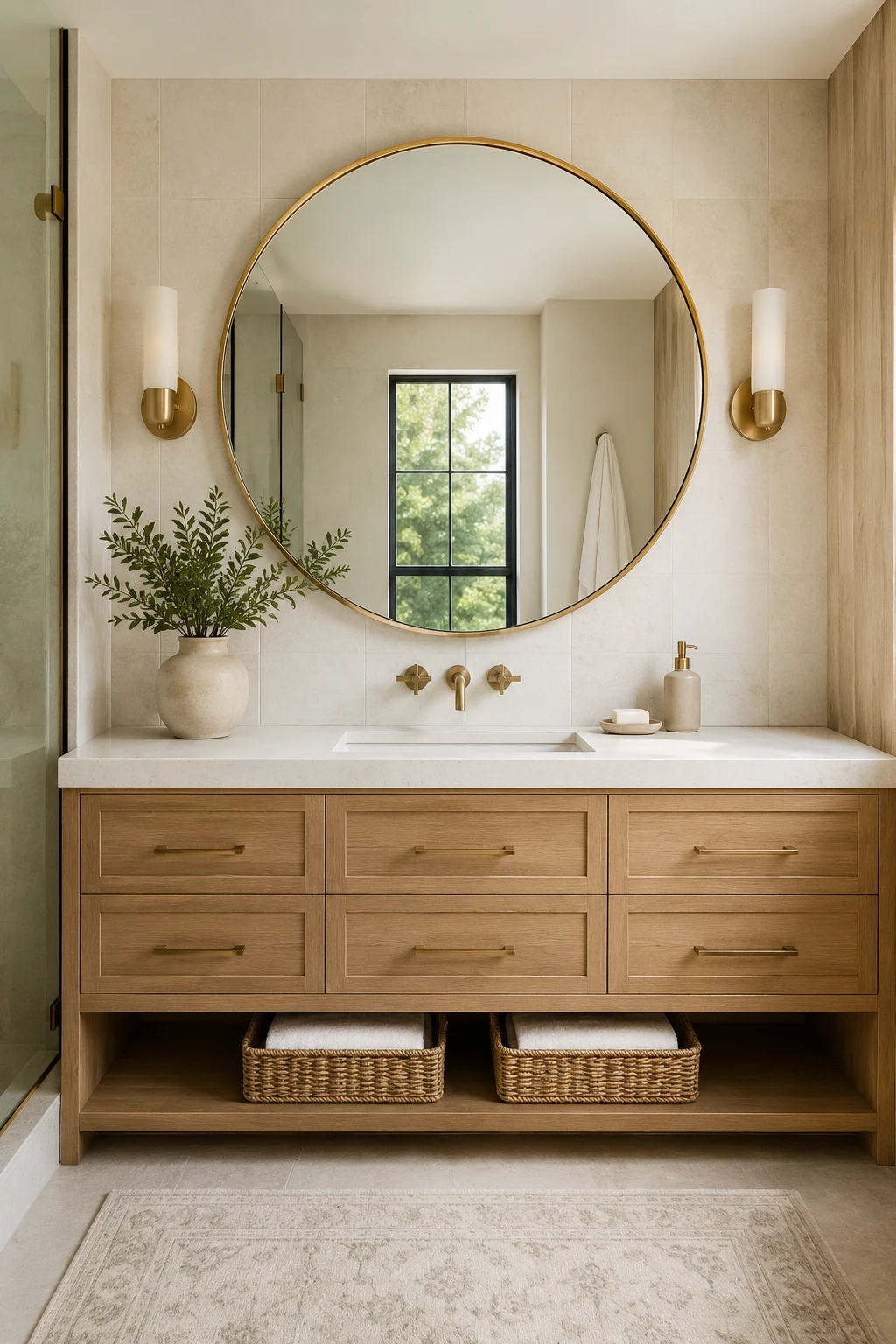 Match the Mirror to Your Bathroom Style β bathroom vanity mirror