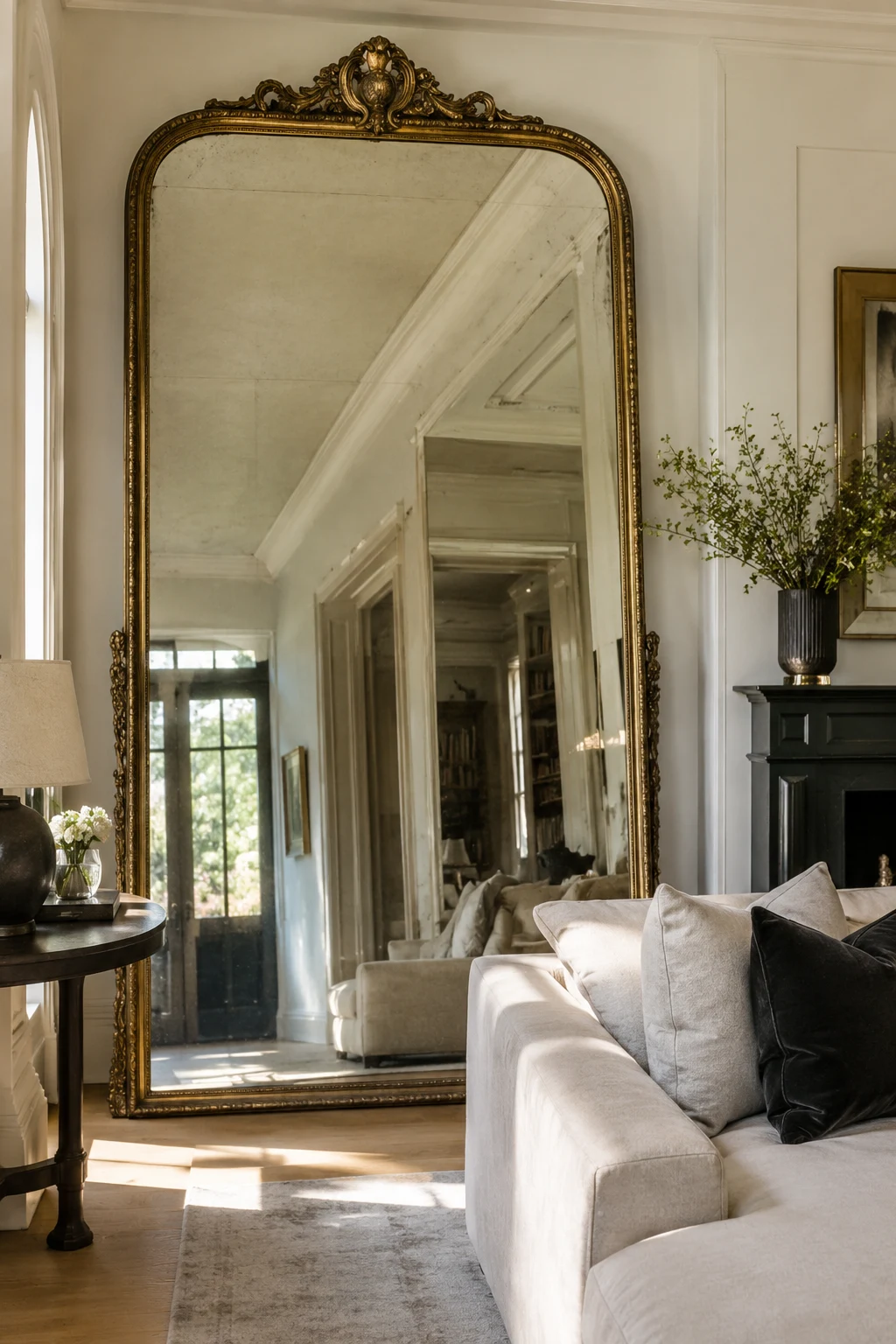 Choose an Oversized Big Vintage Mirror for Maximum Impact β big vintage mirror