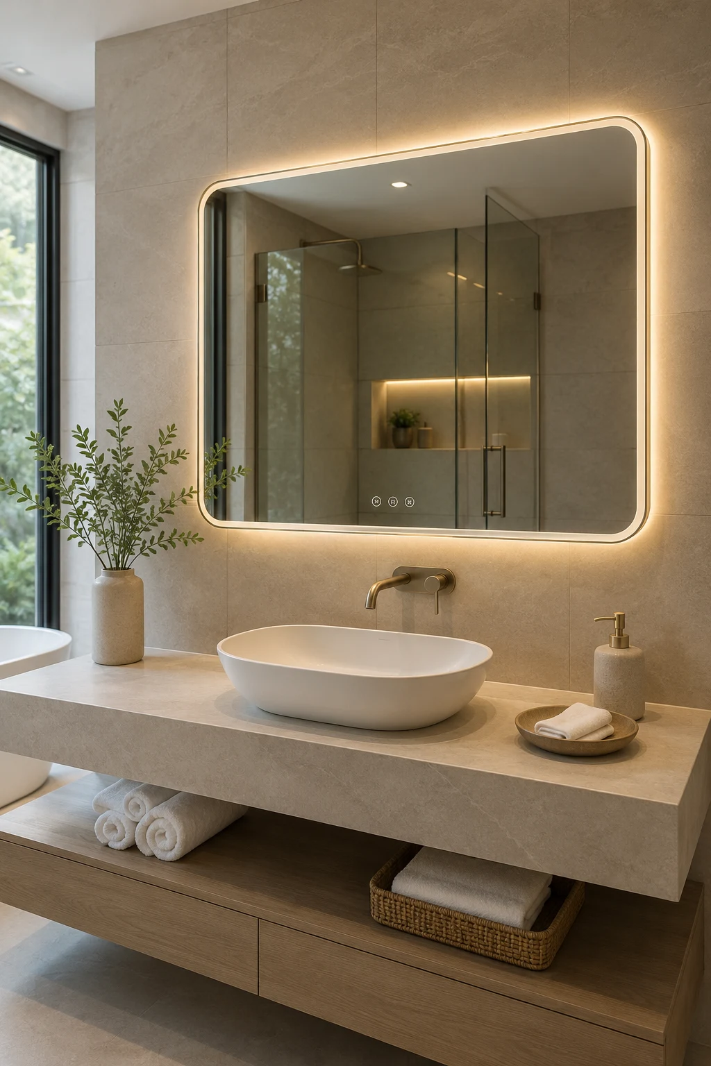 Install a Smart LED Mirror Bathroom Upgrade β led mirror bathroom