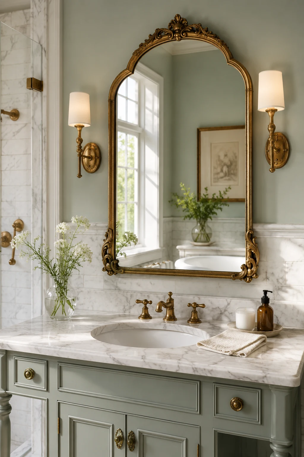 Vintage-Inspired Mirror Bathroom Charm That Never Goes Out of Style — mirror bathroom