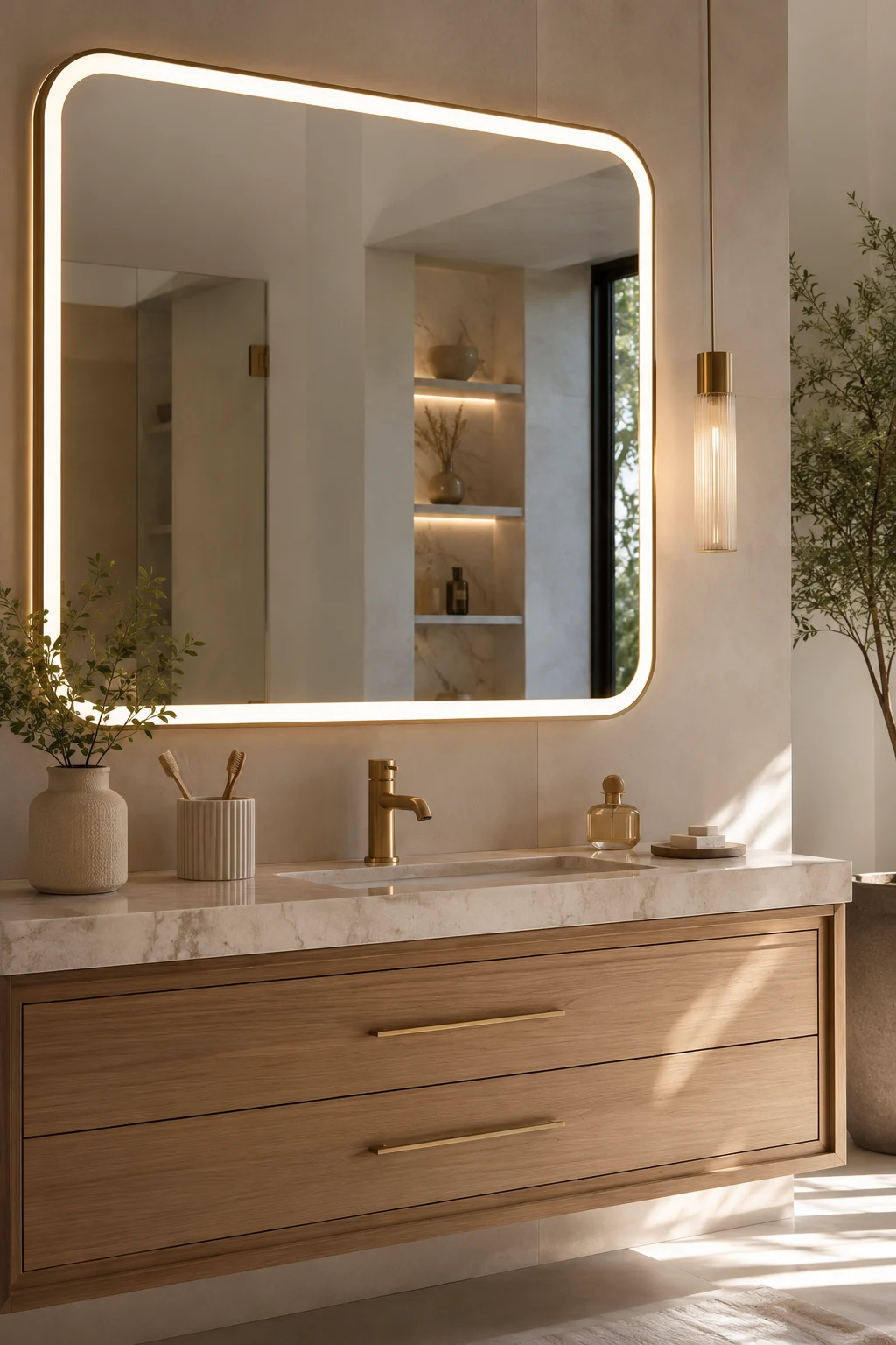 Upgrade Your Vanity with Smart Mirror Led Features — mirror led