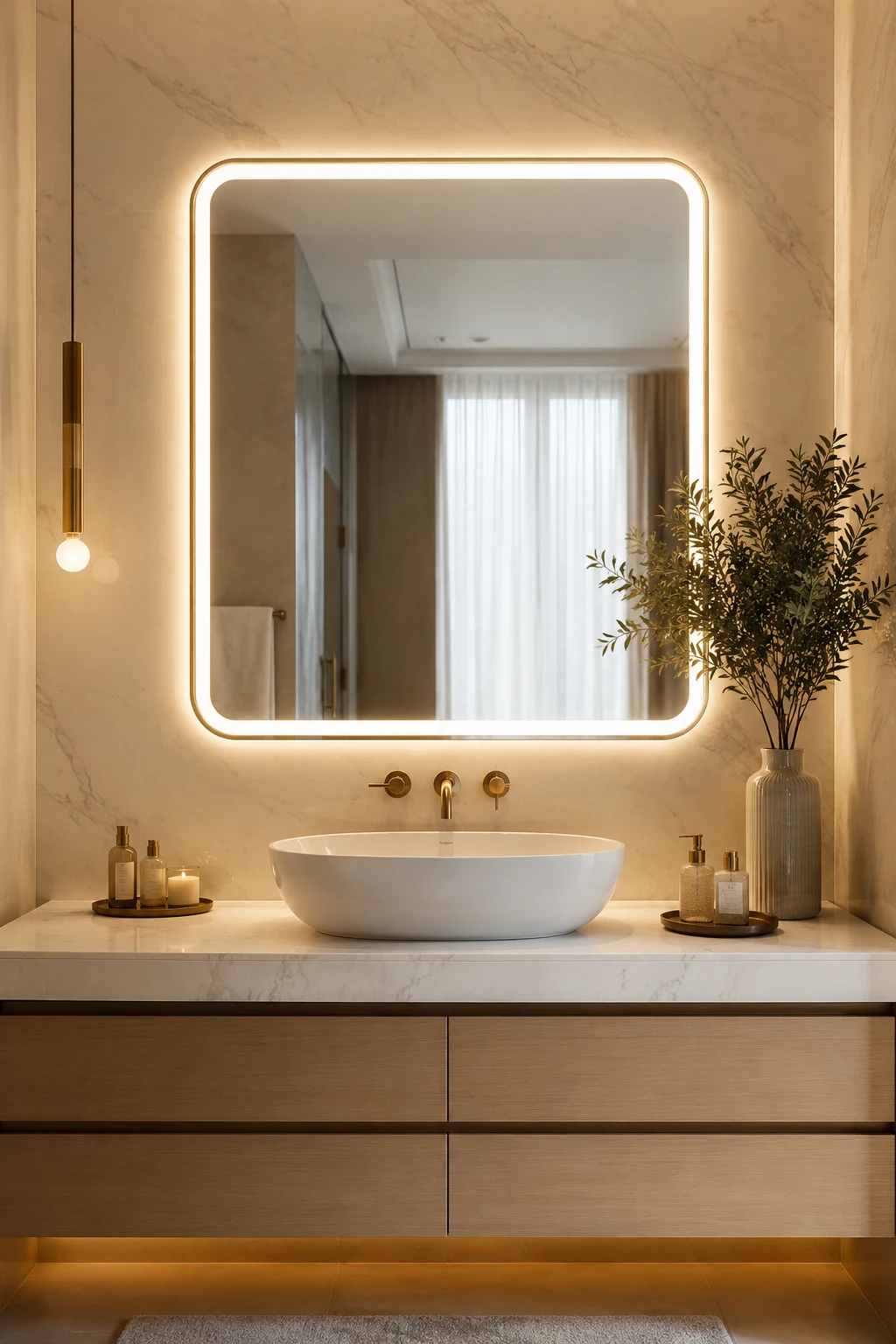 Upgrade Your Vanity with a Smart Mirror with LED Lights — mirror with led lights