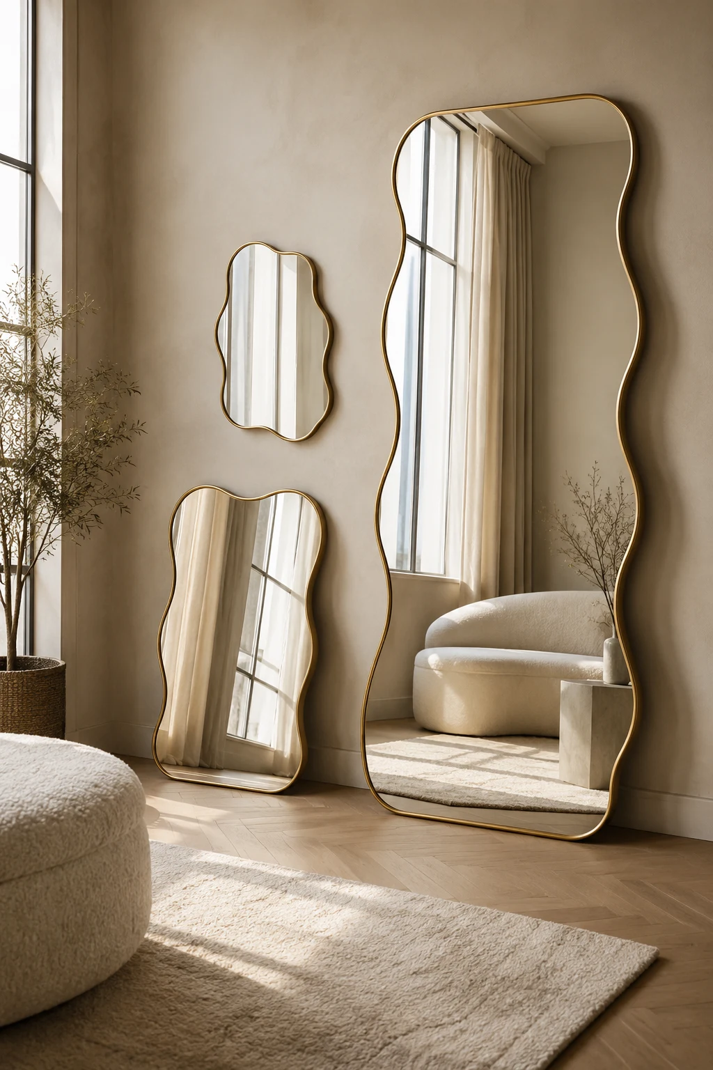 Choose the Right Wavy Floor Mirror Size for Your Space — wavy floor mirror