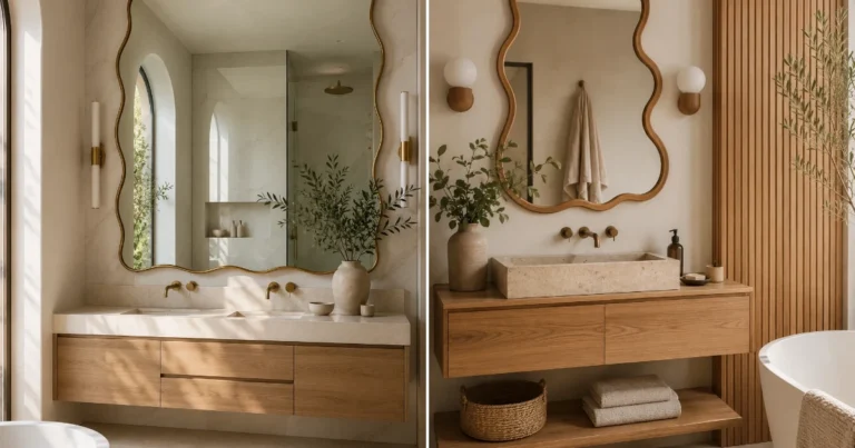 Wavy mirror bathroom: 9 Must-See Ideas for 2026 wavy mirror bathroom